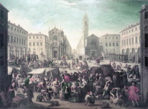 Storia di Torino. Giovanni Michele Graneri, "Piazza San Carlo di Torino nel 1752"